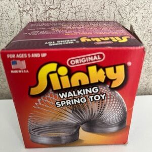 Link Slinky Walking Spring Toy - Silver